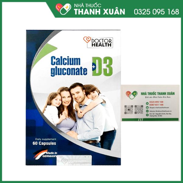 Calcium Gluconate + D3 viên uống bổ sung canxi